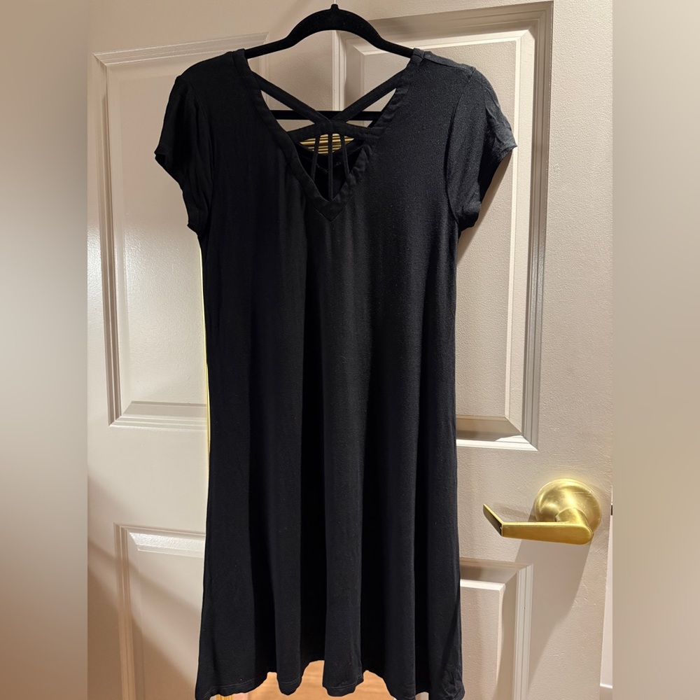 Black swing dress